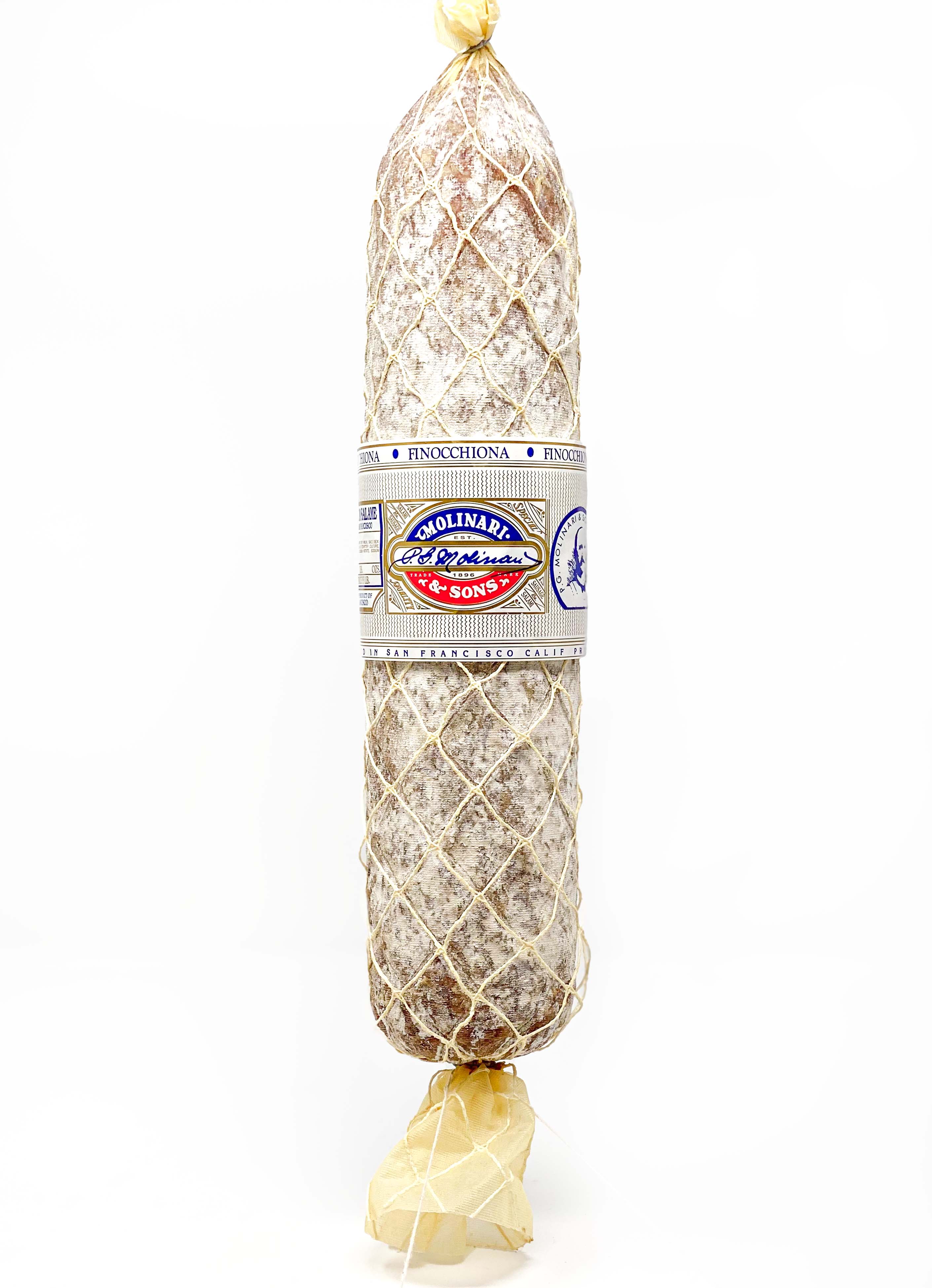 Molinari Finocchiona 3lb Salame Authentic Tuscan Flavor Shop Now