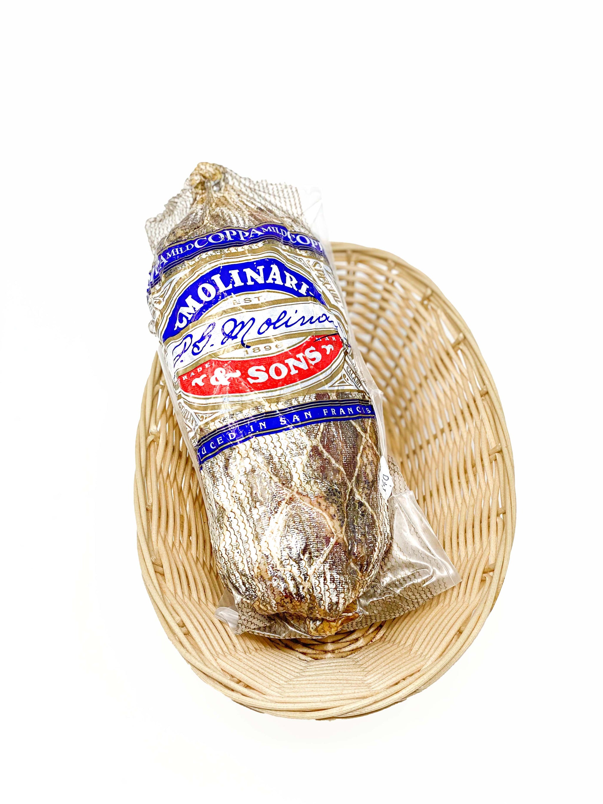 Molinari Mild Coppa 2lb - Authentic Italian Cured Meat | San